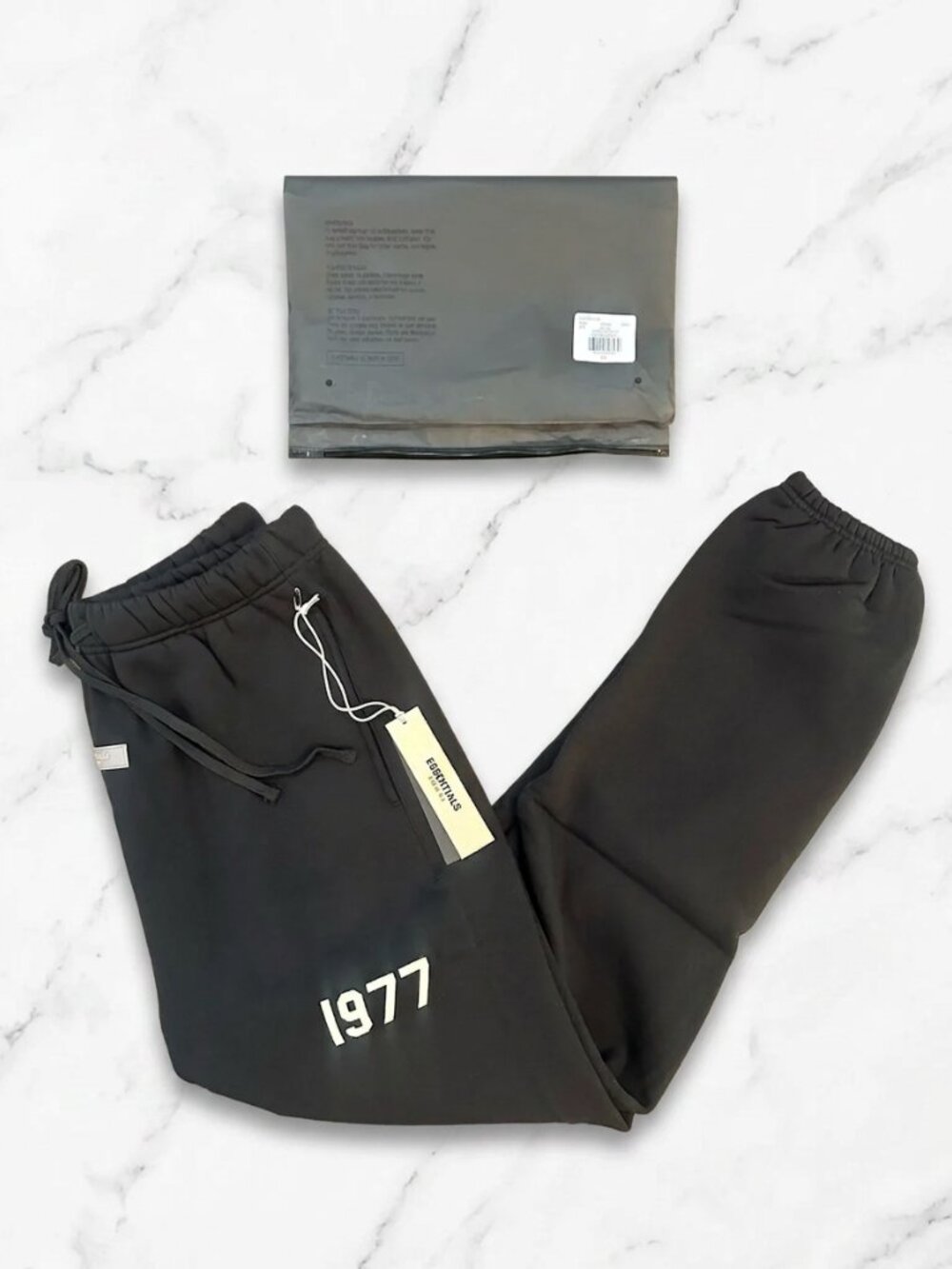 Fear of God Essentials 1977 Cuffed Sweatpants - Iron Black - NWT